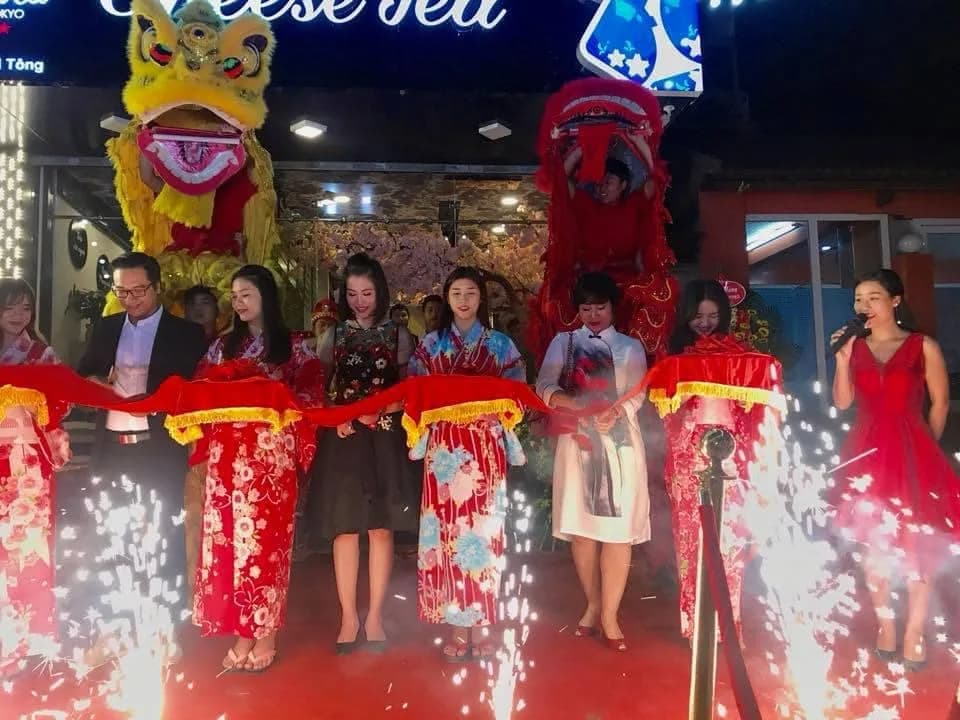 Đơn vị tổ chức Lễ khai trương cho Cheese Tea